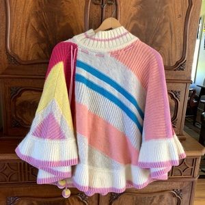 Brand new, never worn poncho from Anthropologie